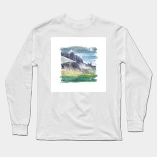 Old Man of Storr Art Long Sleeve T-Shirt